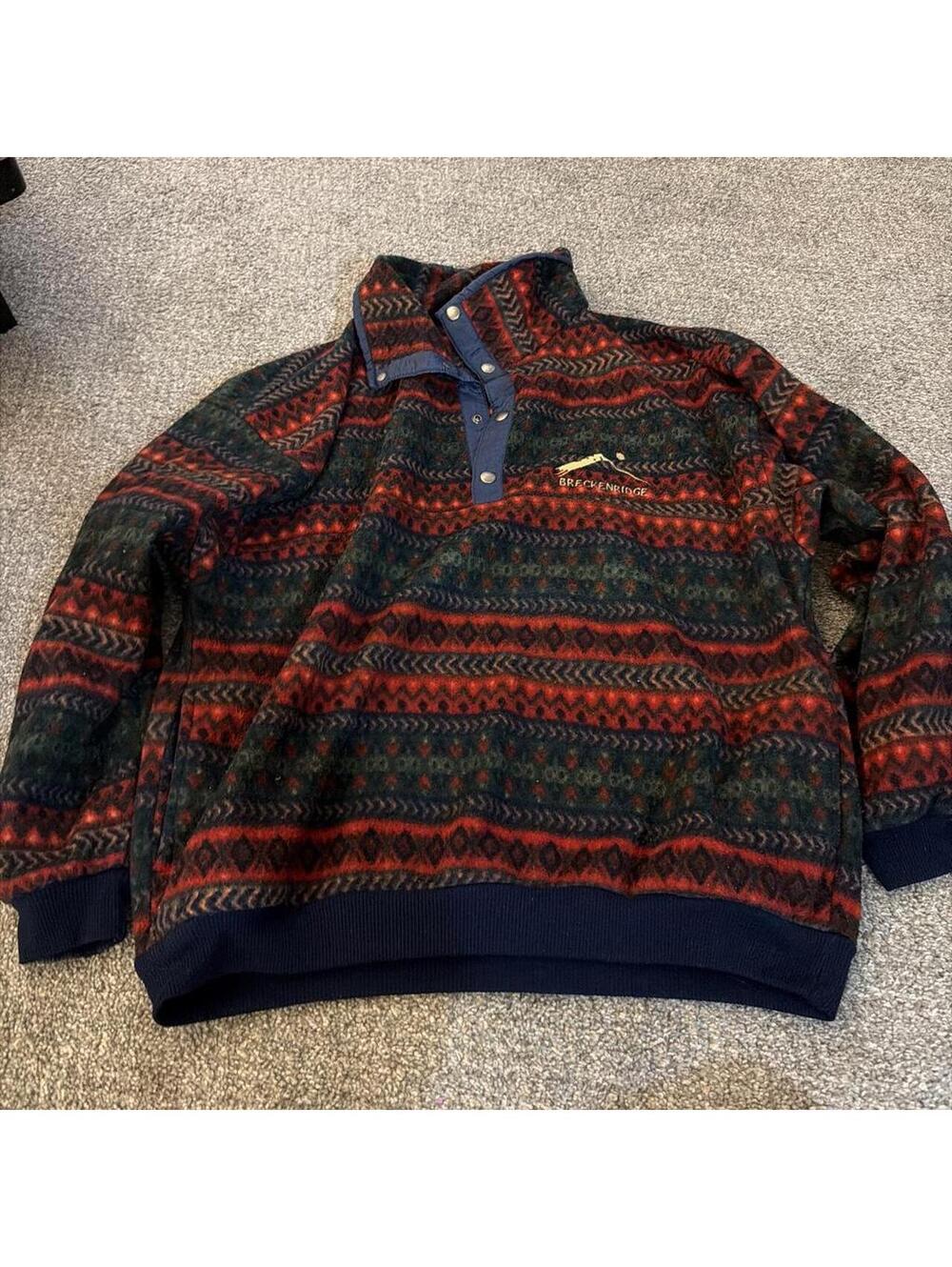 Men's Multi and Red Sweatshirt